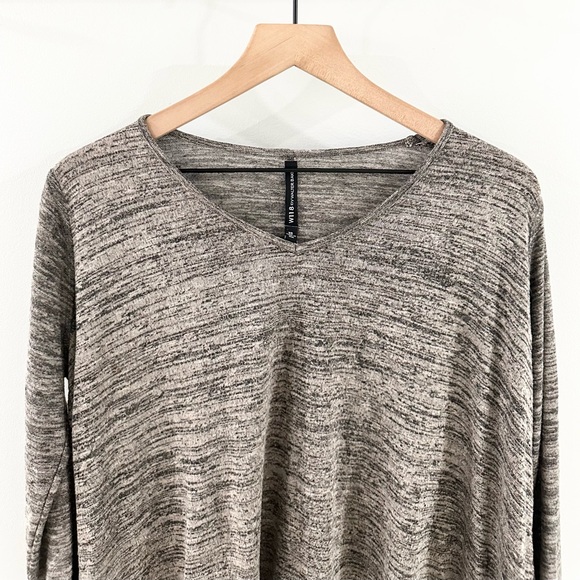W118 By Walter Baker Oversized Top Heathered Gray Size XS - Picture 2 of 5